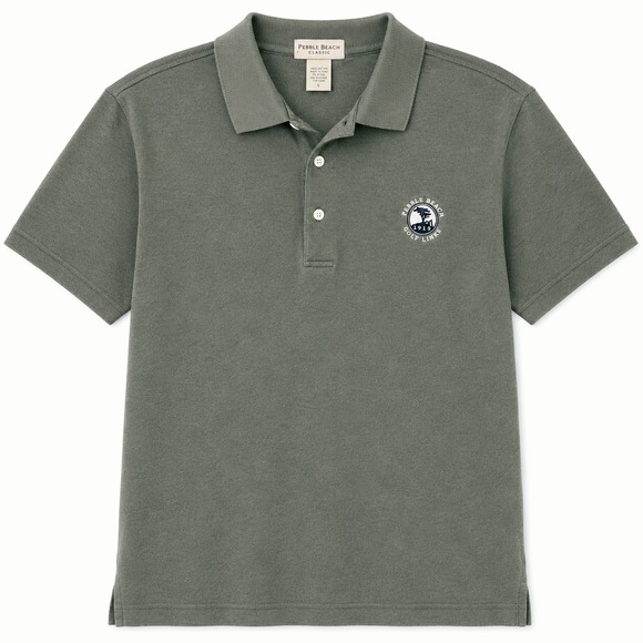 Pebble Beach Other - Pebble Beach Men's Classic Golf Polo Shirt,  Olive Green/Earthy Gray, Size L